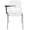 Flash Furniture White Ergonomic Shell Chair with Right Handed Flip-Up Tablet Arm RUT-EO1-WH-RTAB-GG - alternate 6
